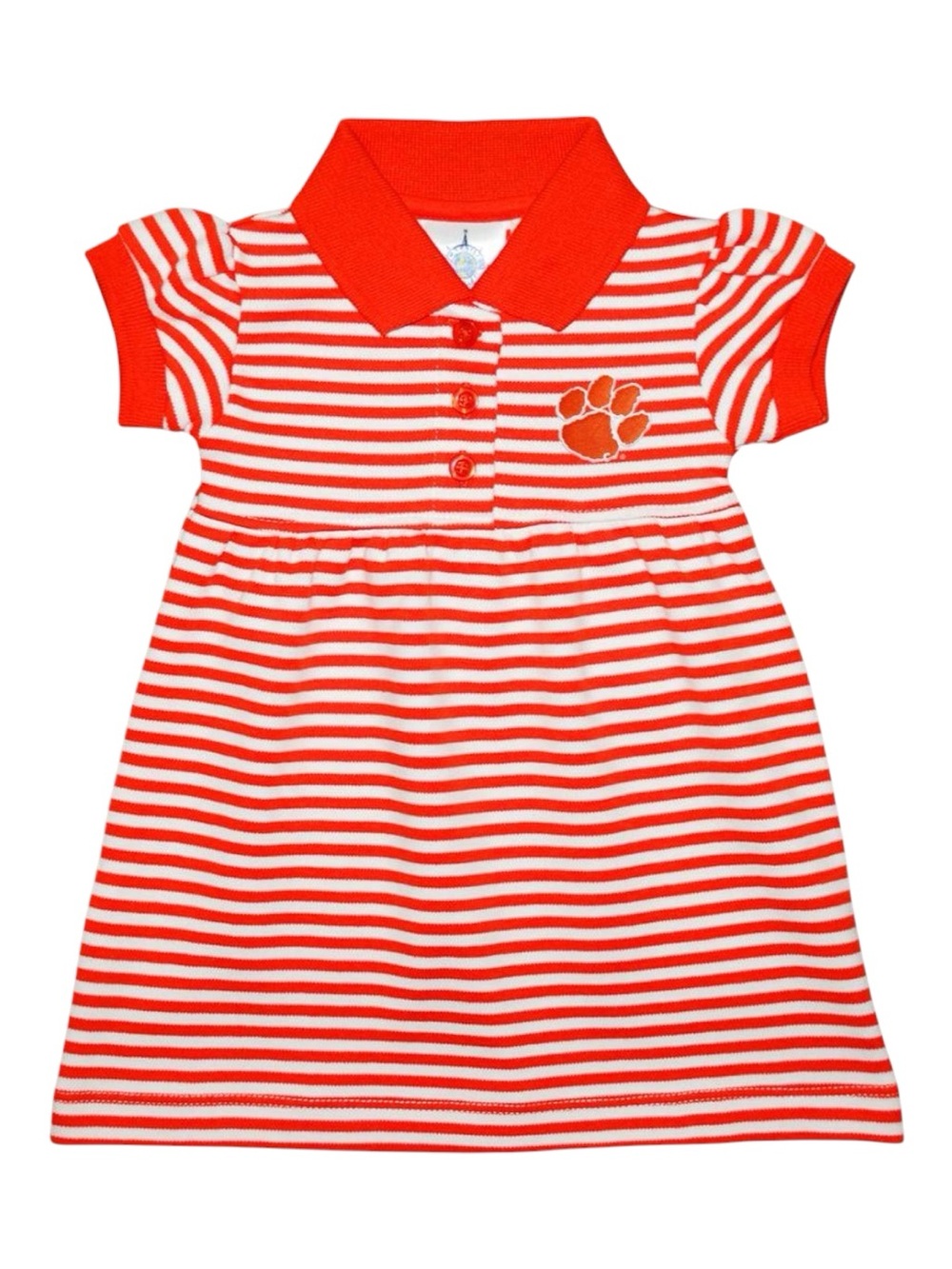 Clemson Infant Striped Game Dress- Size 12 Months